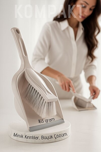 Transformacion Professional Table Top Dustpan Brush Set Practical Mini Broom Home Office Kitchen Cleaning Kit 722552