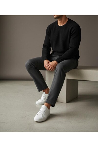 Butik سترة رجالية بياقة دائرية من روس دار