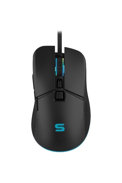 SERIOUX Mouse de gaming Kayel, 6400 DPI, 7 butoane, RGB, negru