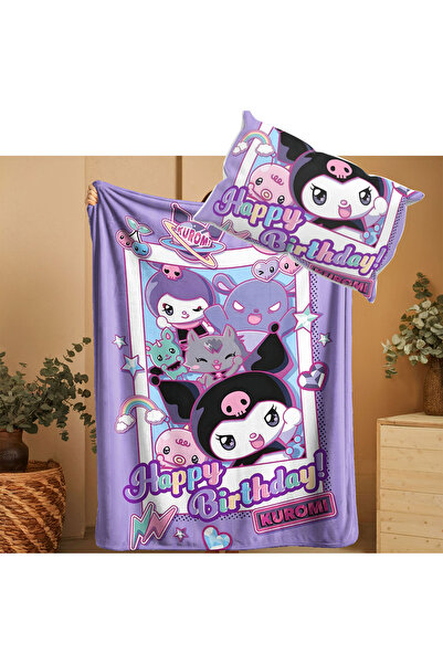 ACONCEPT Kuromi Themed Thin Blanket & Pillowcase