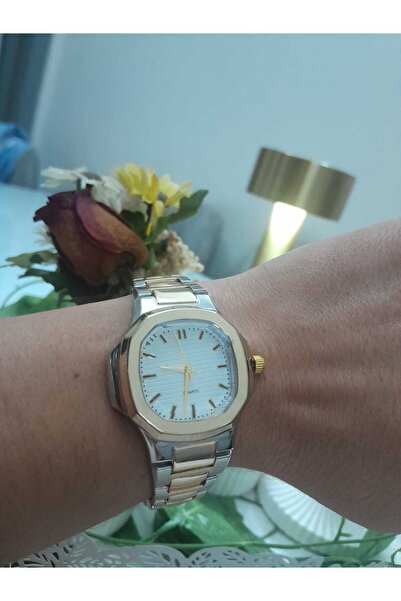 Brality Gold-Silver Pate Model Gold Silver Color Steel Cord Simple Stylish De...