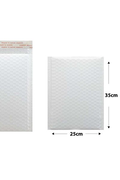 Generic 135 pieces of white bubble mailers, dimensions 25 x 35 cm