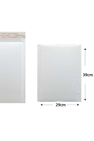 Generic 105 pieces of white bubble shipping bags, dimensions 29x39