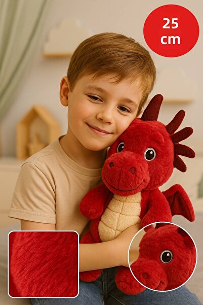 TOYFEST Tile Dragon Plush Toy – 25 cm Cute Soft Stuffed Children's Toy & Gift