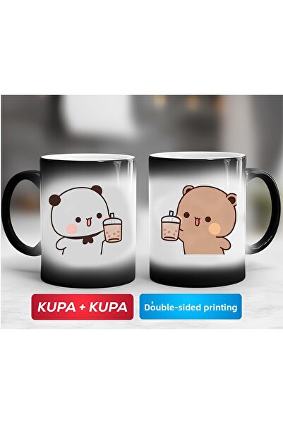 KEMAL İLHAN 'Beloved' Bubu Dudu Porcelain Mug (Pair)