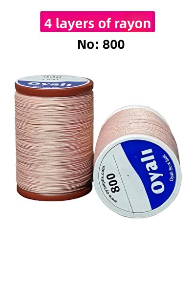 Royaleks Ochih de croșetat din fire de mătase artificială cu 4 straturi, cu m...