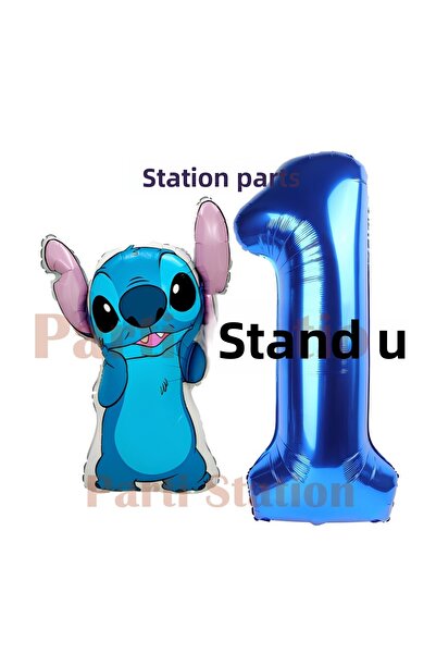 Parti Station Lilo Stitch Concept 1St Birthday Balloon Set