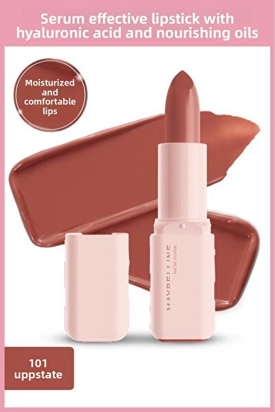 Maybelline New York أحمر شفاه يحتوي على حمض الهيالورونيك الفعال والزيت المغذي...