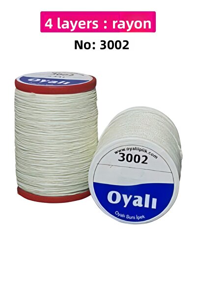 sedustore Cordă de mătase artificială cu 4 straturi, broderie, mărgele, croșe...