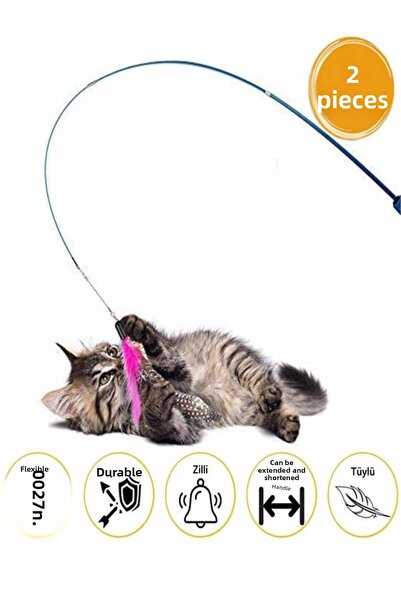 HerŞey Marketing 2 Pcs Telescopic Feathered and Bell-End Length-Adjustable El...