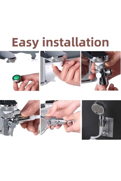 Generic Brand 2 In 1 Adjustable Movable Bathroom Kitchen Sink Faucet Shower H...