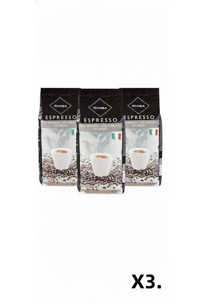 Rioba Core Coffee Silver 55% Arabica 45% Robusta 3 X 1000 g
