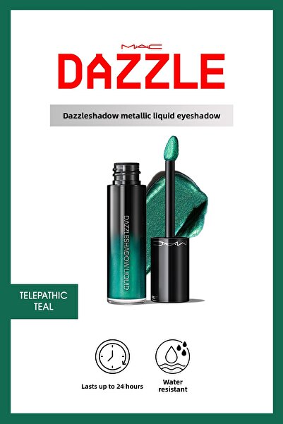 M.A.C Dazzleshadow Liquid Eyeshadow - Telepathic Teal