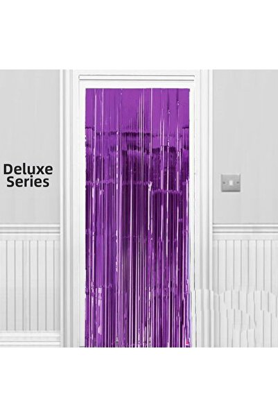 Ethab Ticaret Glittering Wall and Door Curtain Purple Color 90x200 cm