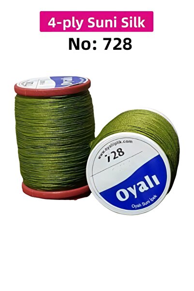 Royaleks Ochih de croșetat din fire de mătase artificială cu 4 straturi, cu m...