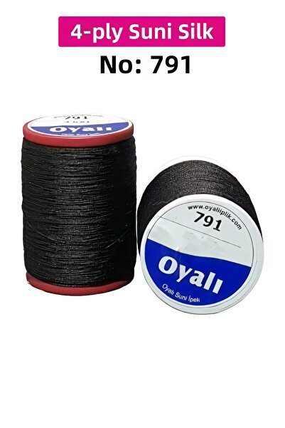 Royaleks Ochih de croșetat din fire de mătase artificială cu 4 straturi, cu m...