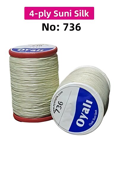 Royaleks Ochih de croșetat din fire de mătase artificială cu 4 straturi, cu m...