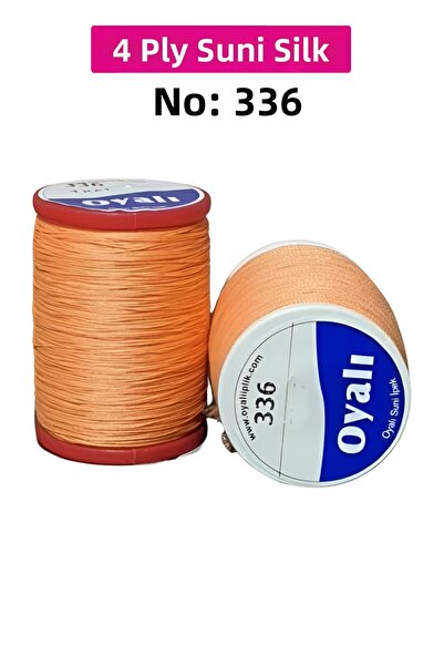 Rasanet Cordă de mătase artificială cu 4 straturi, broderie, mărgele, croșeta...