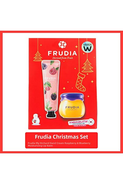 FRUDIA مجموعة مرطب الشفاه وكريم اليد للعام الجديد