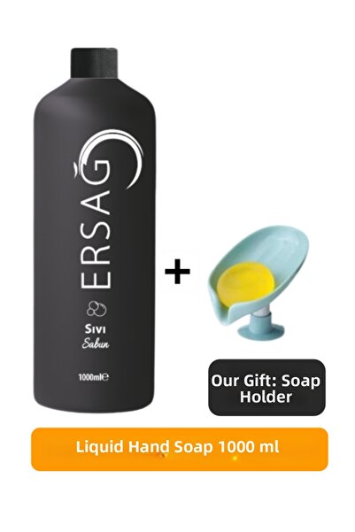 Ersağ صابون سائل لليدين 1000 مل - (هدية صابون) 119-01