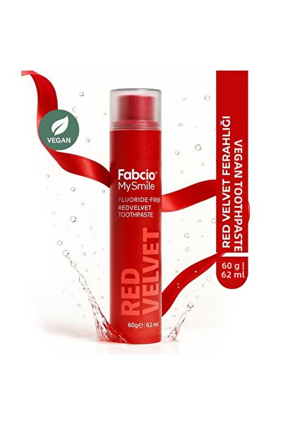 Fabcio Mysmile Fluoride-Free Vegan Toothpaste – Red Velvet Freshness