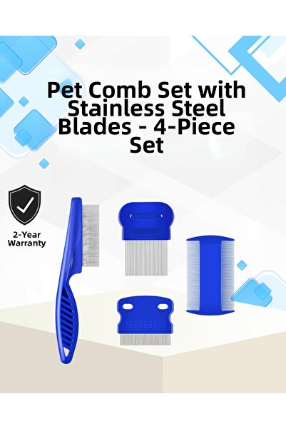 Kanonik Education مجموعة مشط للحشرات وتنظيف الريش خاصة للحيوانات ذات الشعر ال...