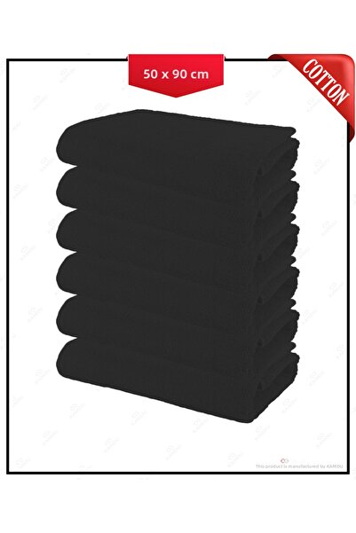 Saretek Home 6 قطع مناشف حلاق قطنية مقاس 50 × 90 سم، مناشف صالون الشعر، مناشف...