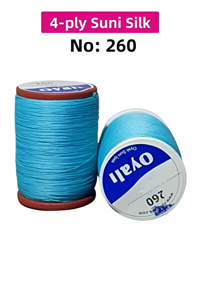 Royaleks Ochelă de croșetat din fire de mătase artificială cu 4 straturi, cu ...