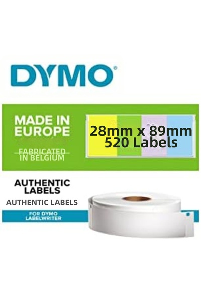 Yıldızan متجر msa، ملصق عنوان Dymo S0722380، (89x28 مم) 520 ملصق/عبوة، ألوان ...
