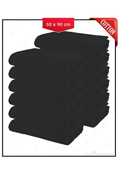 Saretek Home 12 قطعة منشفة حلاق قطنية مقاس 50 × 90 سم، مناشف صالون الشعر، منش...