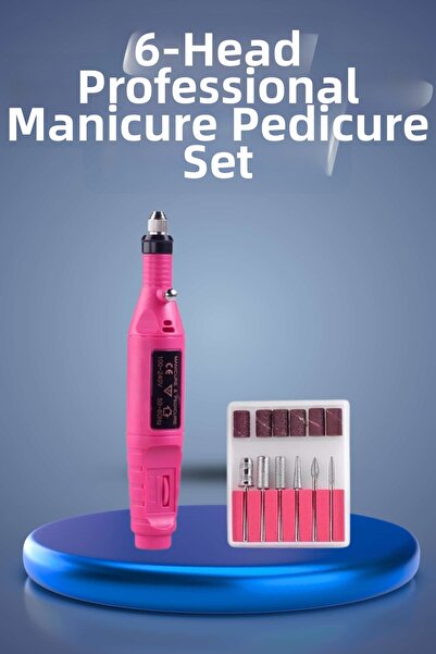 Lisinya Professional Manicure Pedicure Set File Machine for Prosthetic Nail R...