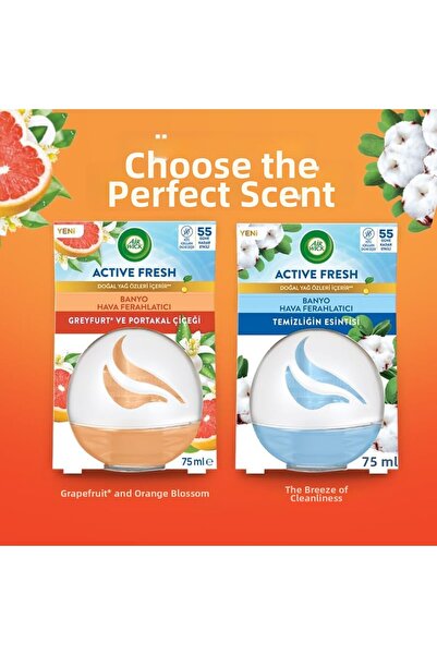 Yıldızan Albemo Airwick Decosphere Air Freshener Grapefruit and Orange Blosso...