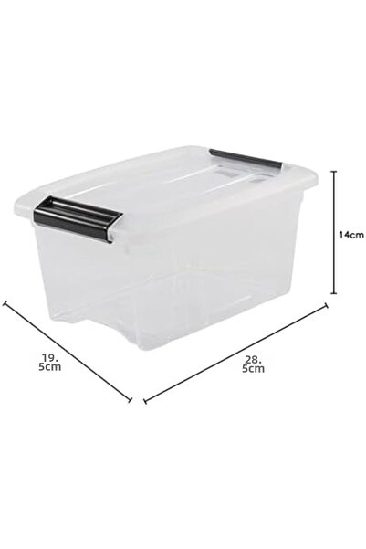 Nacario Nrcrioshop Ohyama New Top Box Clear, 5L, 3 Units 1201248