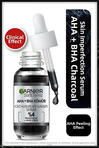 Garnier سيروم فائق لتغطية عيوب البشرة من Aha+bha بنسبة 4% [نياسيناميد + تأثير...