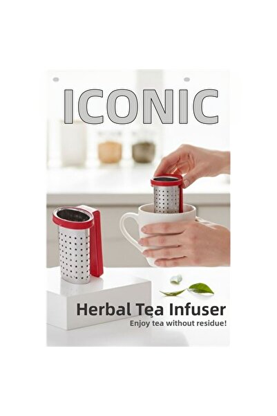 Skygo Herbal Tea Filter - Compatible with Any Cup, Brewing Without Sediment