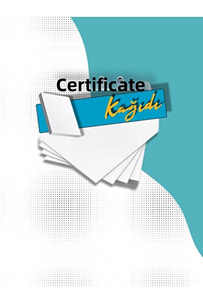 Orbak Kağıt ورق شهادات سميك عالي الجودة وشهادة نجاح مقاس A4 300 جرام 100 قطعة...