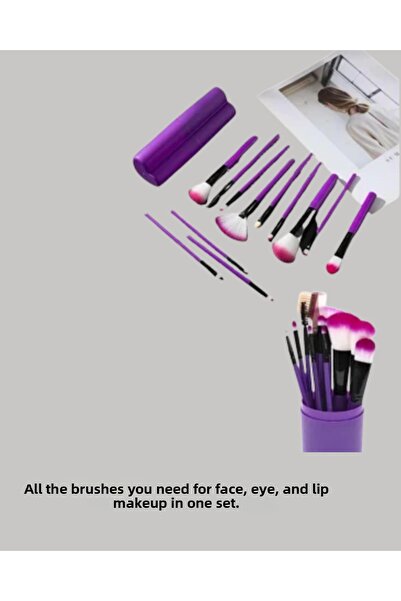 Lisinya 12-Piece Makeup Brush Set - Perfectly Compatible for Foundation, Blus...
