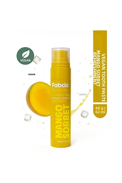 Fabcio Mysmile Fluoride-Free Vegan Toothpaste – Mango Sorbet Freshness