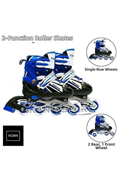 KCMN Avessa Lighted Caster Double Row Adjustable Skate (Wheel Attachments Ava...