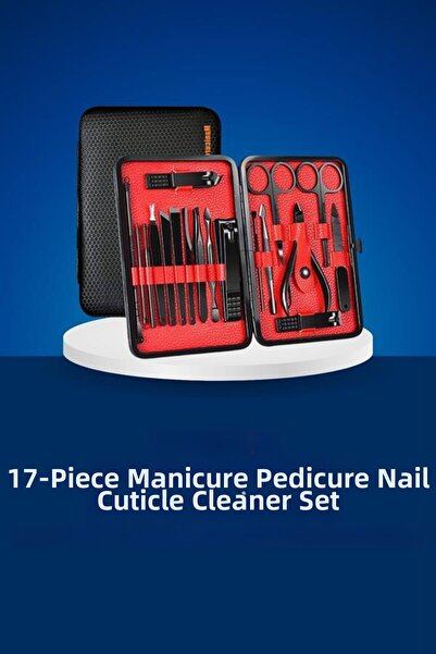 toyigoo مجموعة مانيكير مكونة من 17 قطعة مع حقيبة خاصة محمولة للعناية باليدين ...