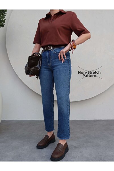 ESRAHELVACI Blue Paça Cut-Out Original Jeans