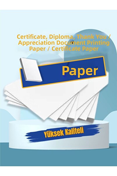 orbak A4 Glossy Art Paper 10-Pack |   Certificate, Diploma, Thank You/Complim...
