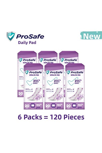 PROSAFE Daily Pad Extra Long 20 Pcs X6