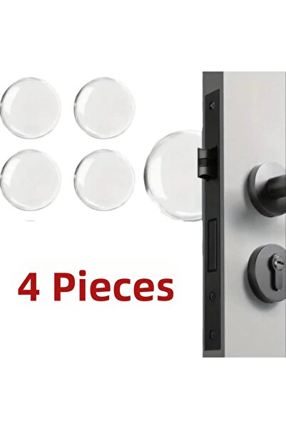 Marsilyan ايه جي ™   مجموعة من 4 وسادات مانعة للصدمات من السيليكون الشفاف للأ...