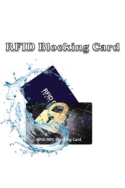 Choice 4 قطع من بطاقات الحجب 1/2/4 قطع من بطاقات حجب RFID فائقة النحافة لحماي...