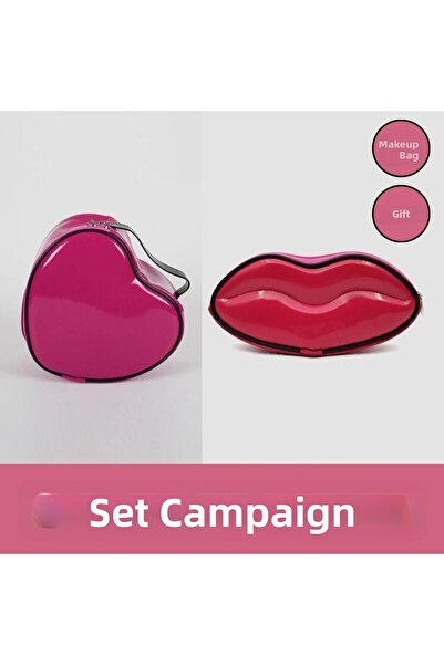 Maykis مجموعة أدوات مكتبية على شكل قلب الشفاه، هدية، حامل أقلام، مستحضرات تجم...