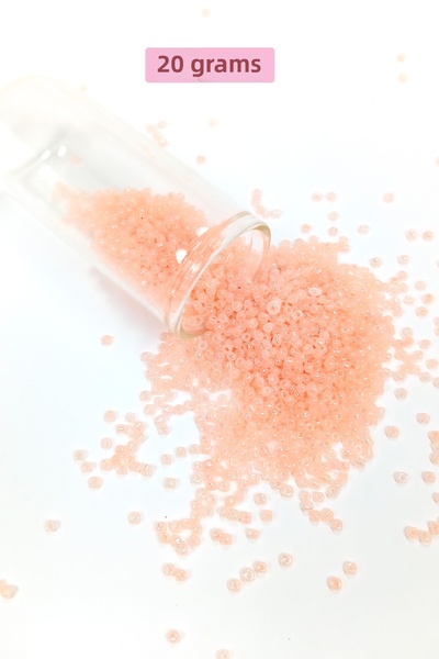 NOVAHAVEN خرز رمل زجاجي مصبوب (11/0) 2 مم - 20 غرام - بودرة - BNC025