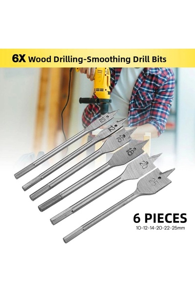 Lisinya Leaf Drill Bit Set 6 Pieces ()