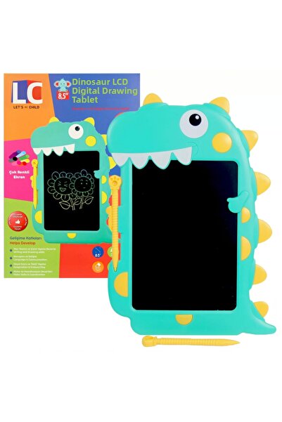 NW NessiWorld تابلت رسم ديناصور رقمي ملون بشاشة LCD مقاس 8.5 بوصة