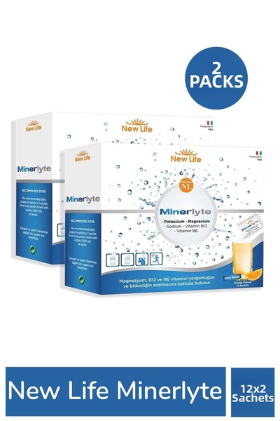 New Life Minerlyte 12 Sachet 2 Pieces